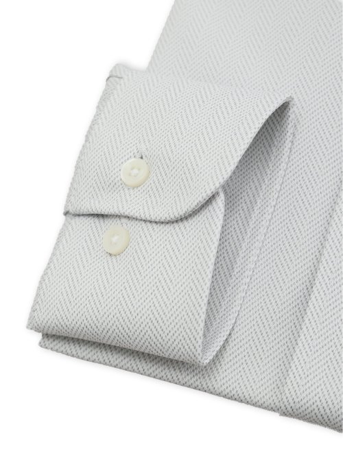 ノンアイロンストレッチ NEWスタンダードフィット 隠しボタンダウン長袖ニットシャツ