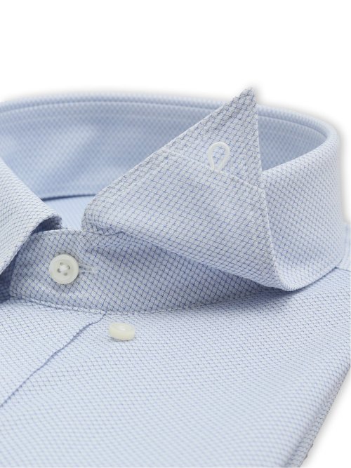 ノンアイロンストレッチ NEWスタンダードフィット 隠しボタンダウン長袖ニットシャツ