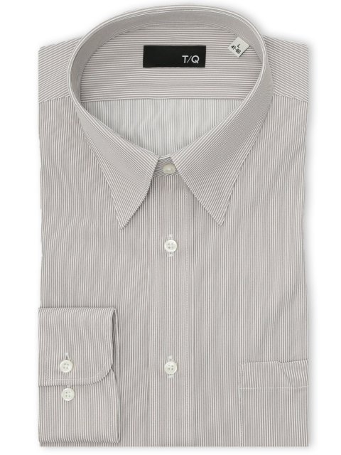 ノンアイロンストレッチ NEWスタンダードフィット 隠しボタンダウン長袖ニットシャツ