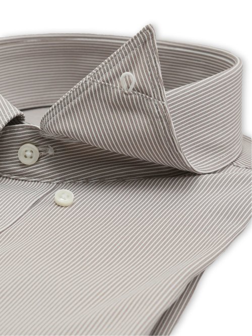 ノンアイロンストレッチ NEWスタンダードフィット 隠しボタンダウン長袖ニットシャツ