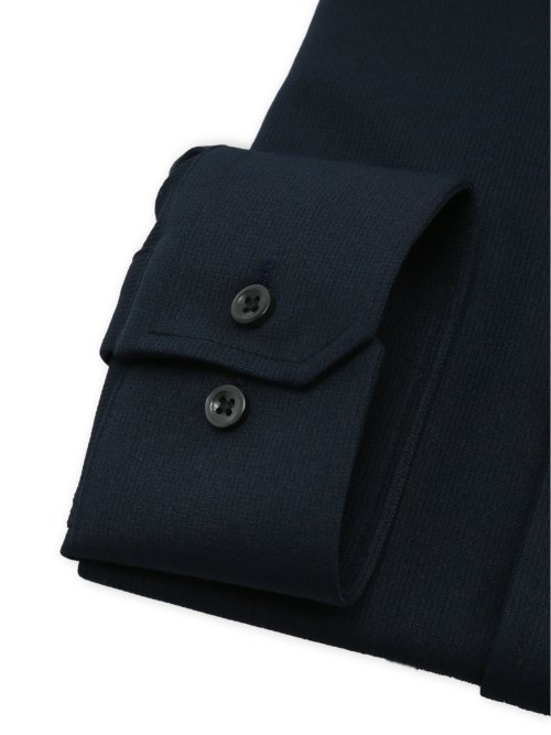 ノンアイロンストレッチ NEWスタンダードフィット カッタウェイ長袖ニットシャツ