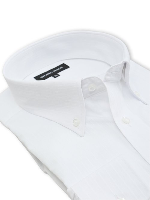 【大きいサイズ】グランバック/GRAND-BACK 形態安定 ボタンダウン長袖シャツ