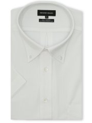 【大きいサイズ】グランバック/GRAND-BACK ノンアイロン ストレッチ ボタンダウン 半袖 ニット シャツ