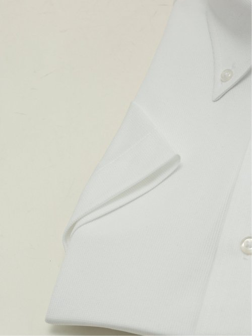 【大きいサイズ】グランバック/GRAND-BACK ノンアイロン ストレッチ ボタンダウン 半袖 ニット シャツ