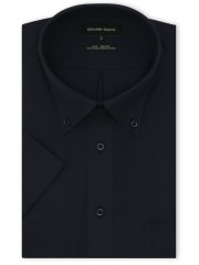 【大きいサイズ】グランバック/GRAND-BACK ノンアイロン ストレッチ ボタンダウン 半袖 ニット シャツ