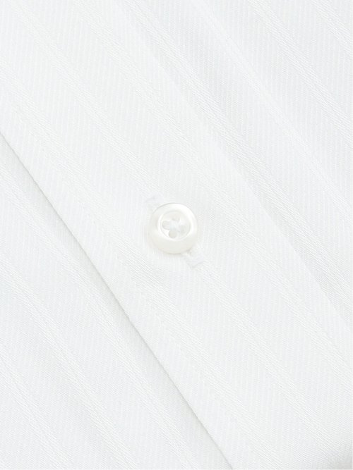 【大きいサイズ】グランバック/GRAND-BACK 綿100% 形態安定 セミワイドカラー長袖シャツ