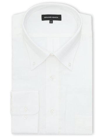 【大きいサイズ】グランバック/GRAND-BACK 形態安定 ボタンダウン長袖シャツ