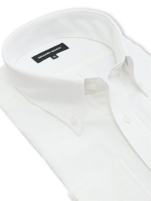 【大きいサイズ】グランバック/GRAND-BACK 形態安定 ボタンダウン長袖シャツ