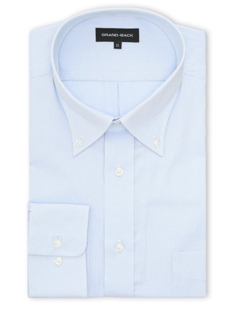 【大きいサイズ】グランバック/GRAND-BACK 形態安定 ボタンダウン長袖シャツ