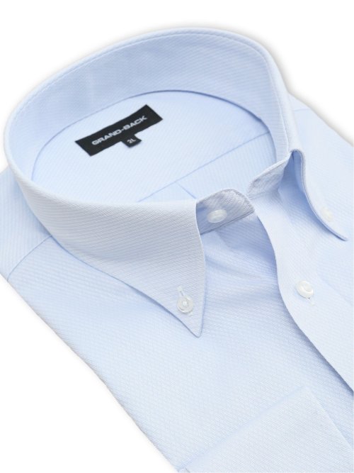 【大きいサイズ】グランバック/GRAND-BACK 形態安定 ボタンダウン長袖シャツ