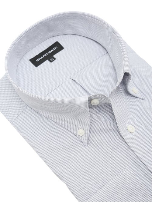 【大きいサイズ】グランバック/GRAND-BACK 形態安定 ボタンダウン長袖シャツ