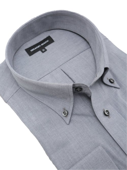 【大きいサイズ】グランバック/GRAND-BACK 形態安定 ボタンダウン長袖シャツ