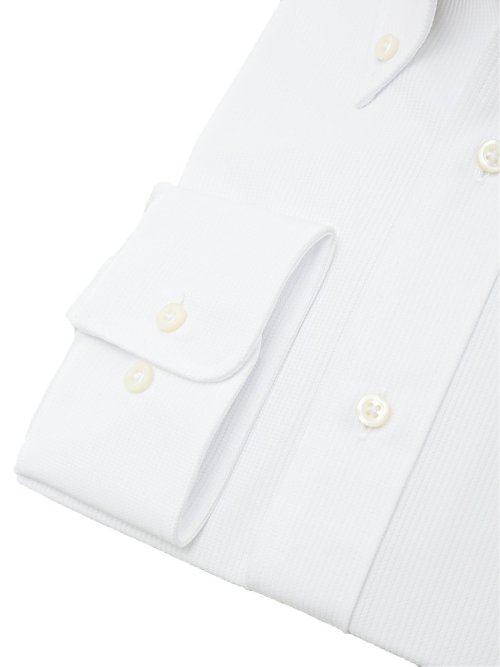 【大きいサイズ】グランバック/GRAND-BACK ノーアイロンストレッチ ボタンダウン長袖ニットシャツ