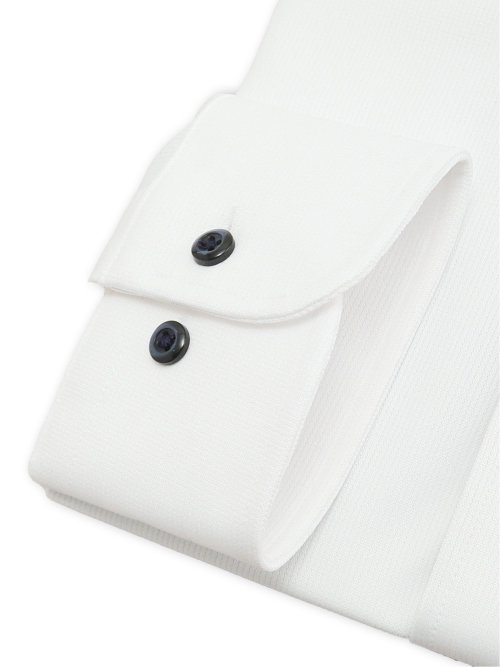 ノンアイロン ストレッチ NEWスタンダードフィット ボタンダウン長袖ニットシャツ