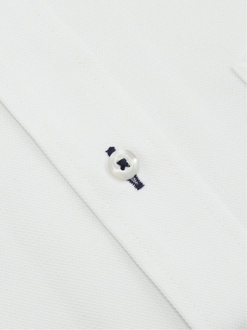 ノンアイロン ストレッチ NEWスタンダードフィット ワイドカラー長袖ニットシャツ