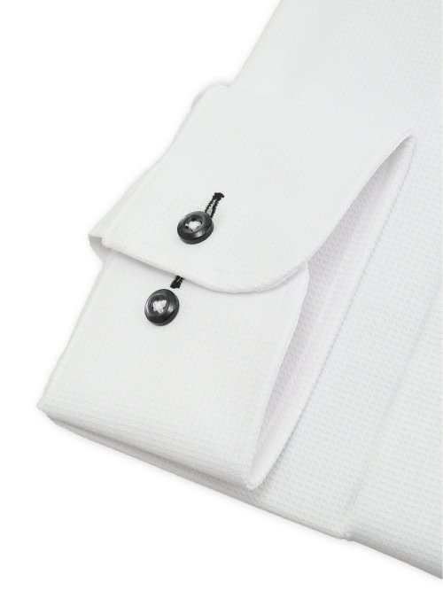 ノンアイロン ストレッチ NEWスタンダードフィット カッタウェイ長袖ニットシャツ