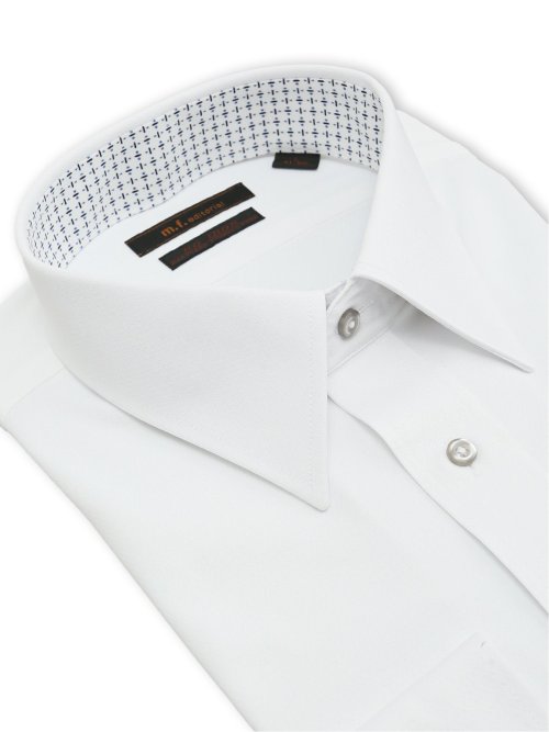 ノンアイロン ストレッチ NEWスタンダードフィット レギュラーカラー長袖ニットシャツ