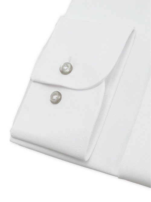 ノンアイロン ストレッチ NEWスタンダードフィット レギュラーカラー長袖ニットシャツ