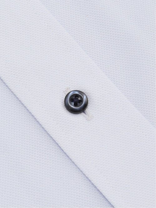 ノンアイロン ストレッチ NEWスタンダードフィット ワイドカラー長袖ニットシャツ