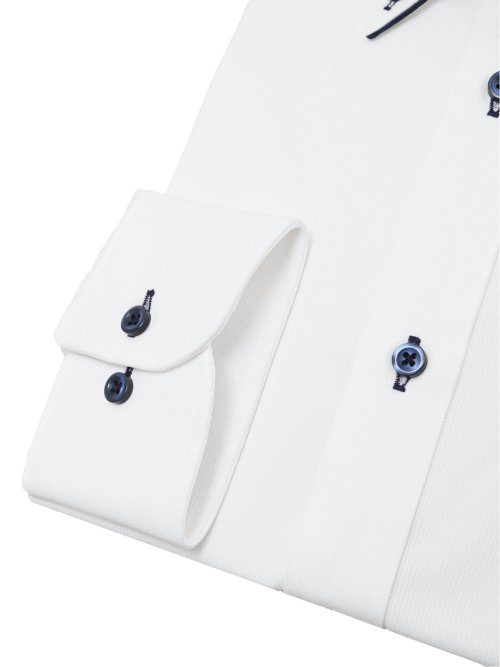 ノーアイロンストレッチ スタンダードフィット ボタンダウン長袖ニットシャツ