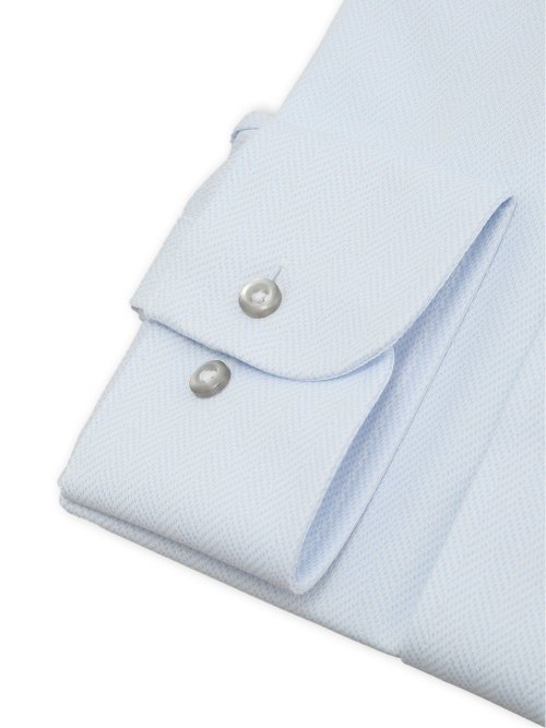 ノンアイロン ストレッチ NEWスタンダードフィット カッタウェイ長袖ニットシャツ