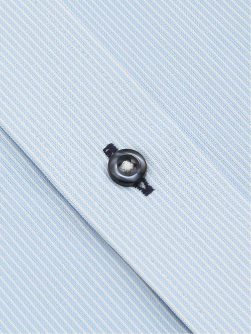 ノンアイロン ストレッチ NEWスタンダードフィット ボタンダウン長袖ニットシャツ