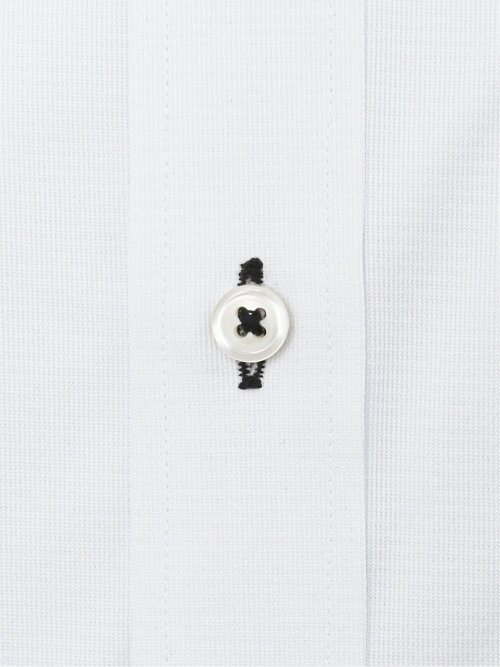 ノーアイロンストレッチ スタンダードフィット ボタンダウン長袖ニットシャツ