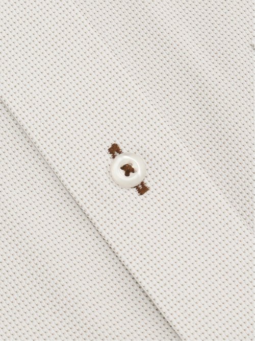 ノンアイロン ストレッチ NEWスタンダードフィット ワイドカラー長袖ニットシャツ