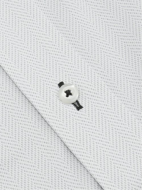 ノンアイロン ストレッチ NEWスタンダードフィット レギュラーカラー長袖ニットシャツ