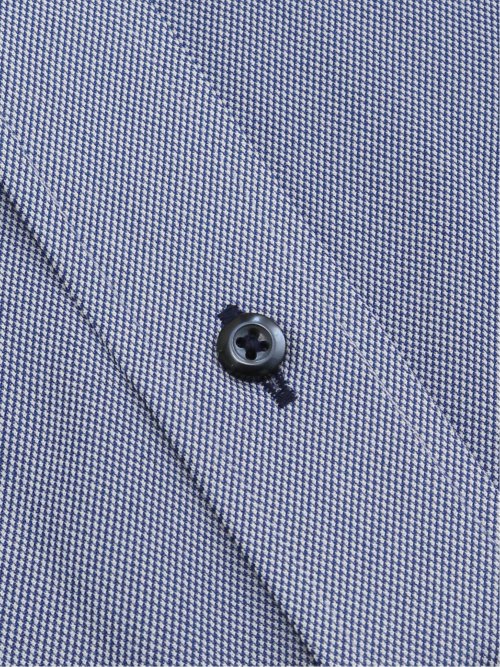 ノンアイロン ストレッチ NEWスタンダードフィット ワイドカラー長袖ニットシャツ