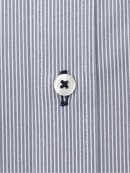 ノーアイロンストレッチ スタンダードフィット ボタンダウン長袖ニットシャツ