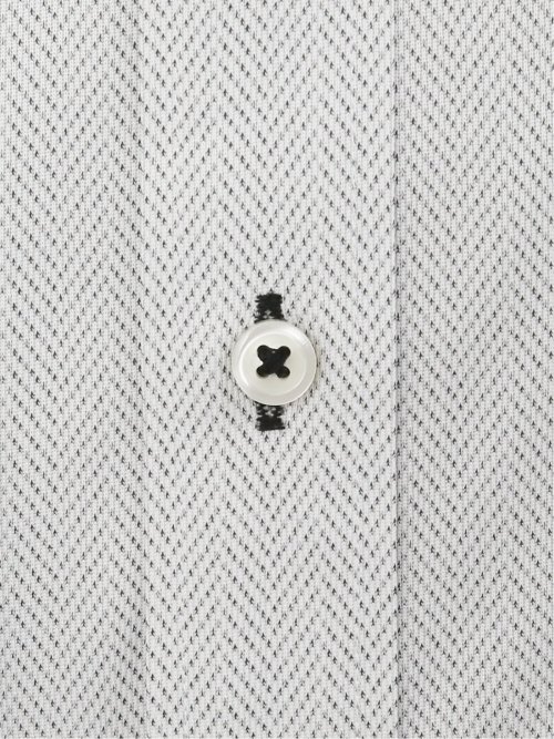 ノーアイロンストレッチ スタンダードフィット ボタンダウン長袖ニットシャツ