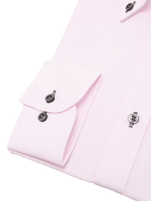 ノーアイロンストレッチ スタンダードフィット ボタンダウン長袖ニットシャツ