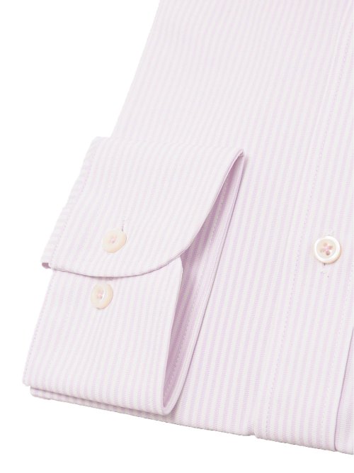 ノーアイロンストレッチ スタンダードフィット カッタウェイ長袖ニットシャツ