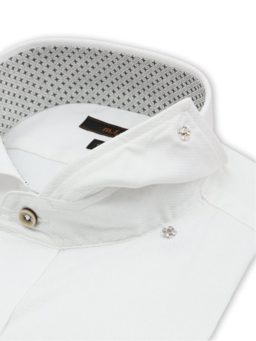 イージーアイロン ストレッチ NEWスタンダードフィット カッタウェイ長袖シャツ