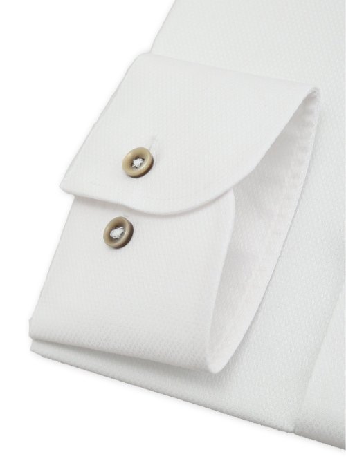 イージーアイロン ストレッチ NEWスタンダードフィット カッタウェイ長袖シャツ