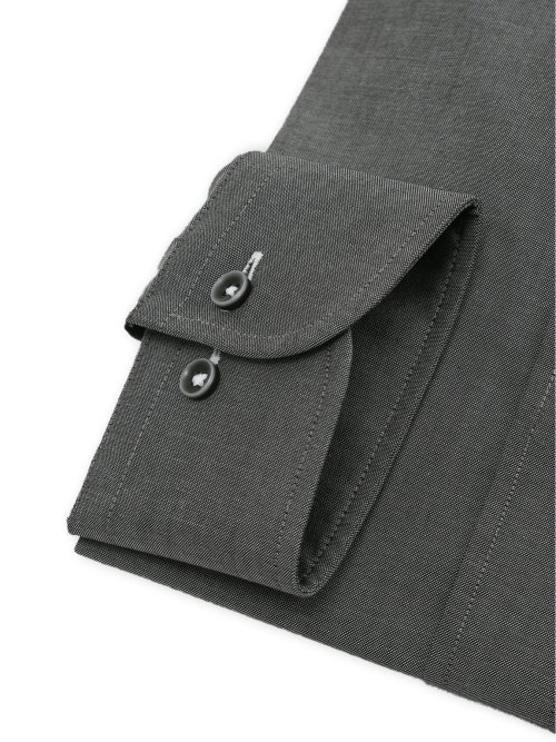 イージーアイロン ストレッチ NEWスタンダードフィット レギュラーカラー長袖シャツ