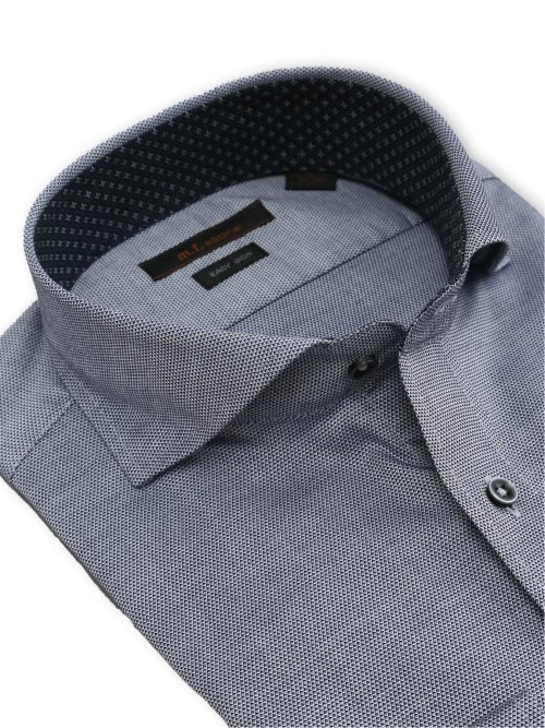 イージーアイロン ストレッチ NEWスタンダードフィット カッタウェイ長袖シャツ