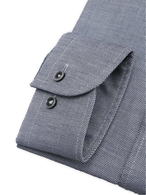 イージーアイロン ストレッチ NEWスタンダードフィット カッタウェイ長袖シャツ