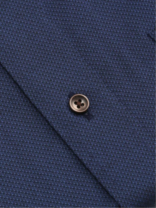 イージーアイロン ストレッチ NEWスタンダードフィット ワイドカラー長袖シャツ