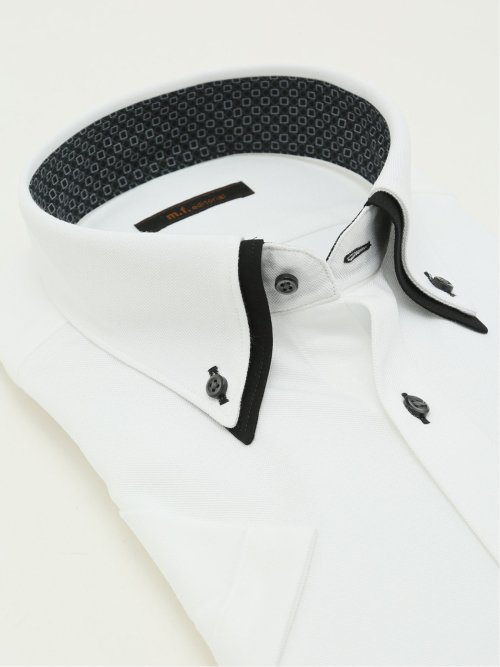 Biz アルティマ NEWスタンダードフィット ボタンダウン 半袖 ビズシャツ