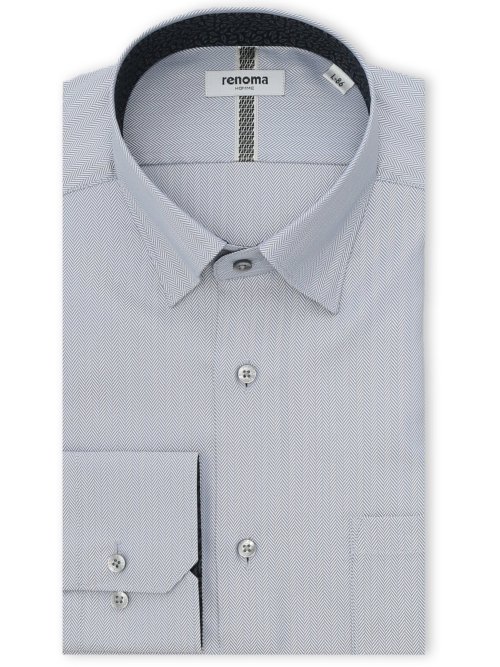 renoma L ポリエステルシャツ　ホワイト ワイシャツ U.P renoma | SHIRT STATION（シャツステーション