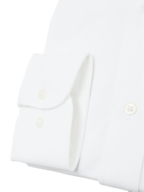 ノーアイロンストレッチ スタンダードフィット ボタンダウン長袖ニットシャツ