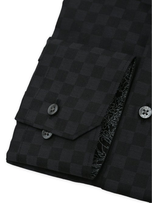 イージーアイロン NEWスタンダードフィット 3枚衿風ボタンダウン長袖シャツ