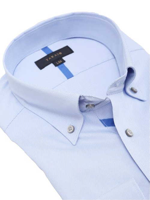 遮熱 UVカット スタンダードフィット ボタンダウン長袖シャツ