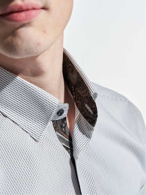 形態安定 スタンダードフィット ショートレギュラーカラースナップダウン半袖シャツ