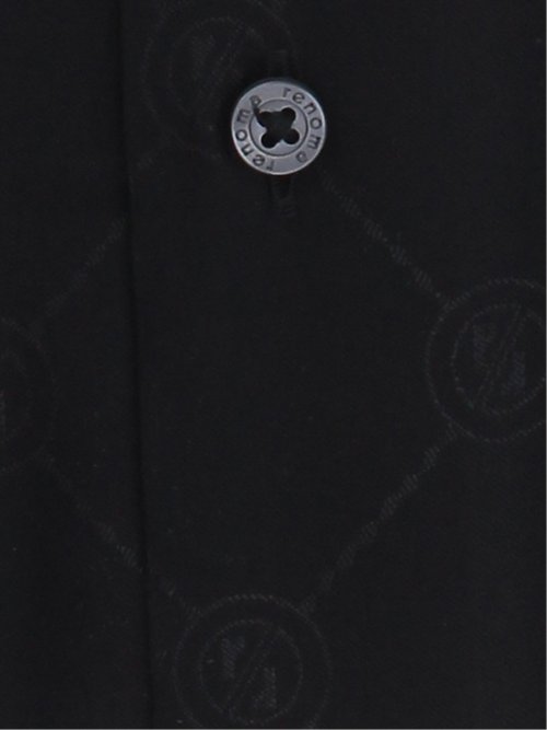 形態安定 スタンダードフィット ショートスナップダウン長袖シャツ