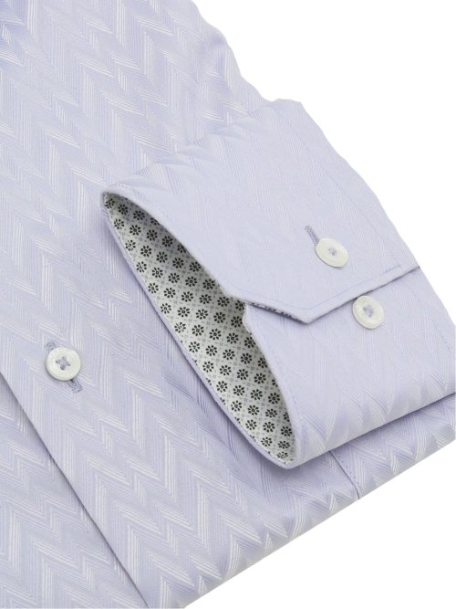 形態安定 スタンダードフィット ショートボタンダウンスナップダウン長袖シャツ