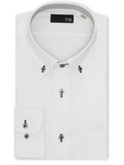 遮熱 イージーアイロン NEWスタンダードフィット ボタンダウン 長袖 シャツ