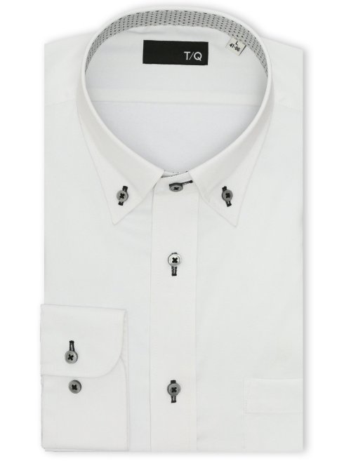 遮熱 イージーアイロン NEWスタンダードフィット ボタンダウン 長袖 シャツ